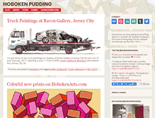 Tablet Screenshot of hobokenpudding.com